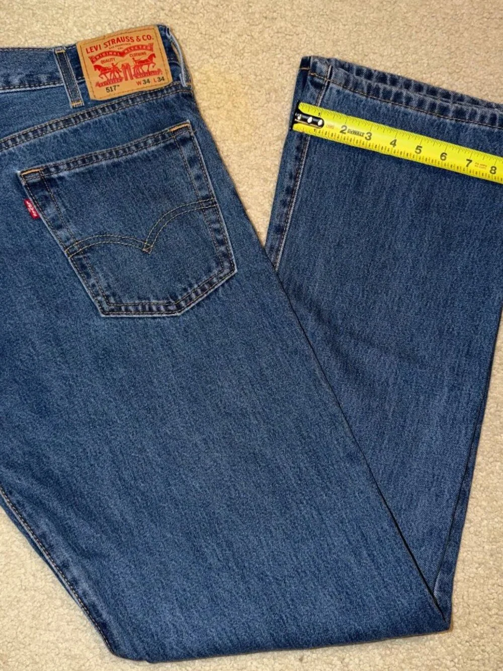 Levi's 517 Jeans W34 L34 Light Wash Denim